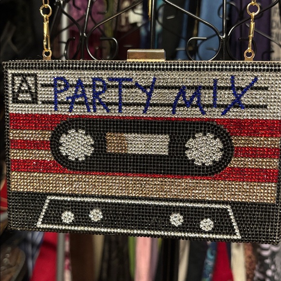 Handbags - Cassette Tape Crossbody Bag